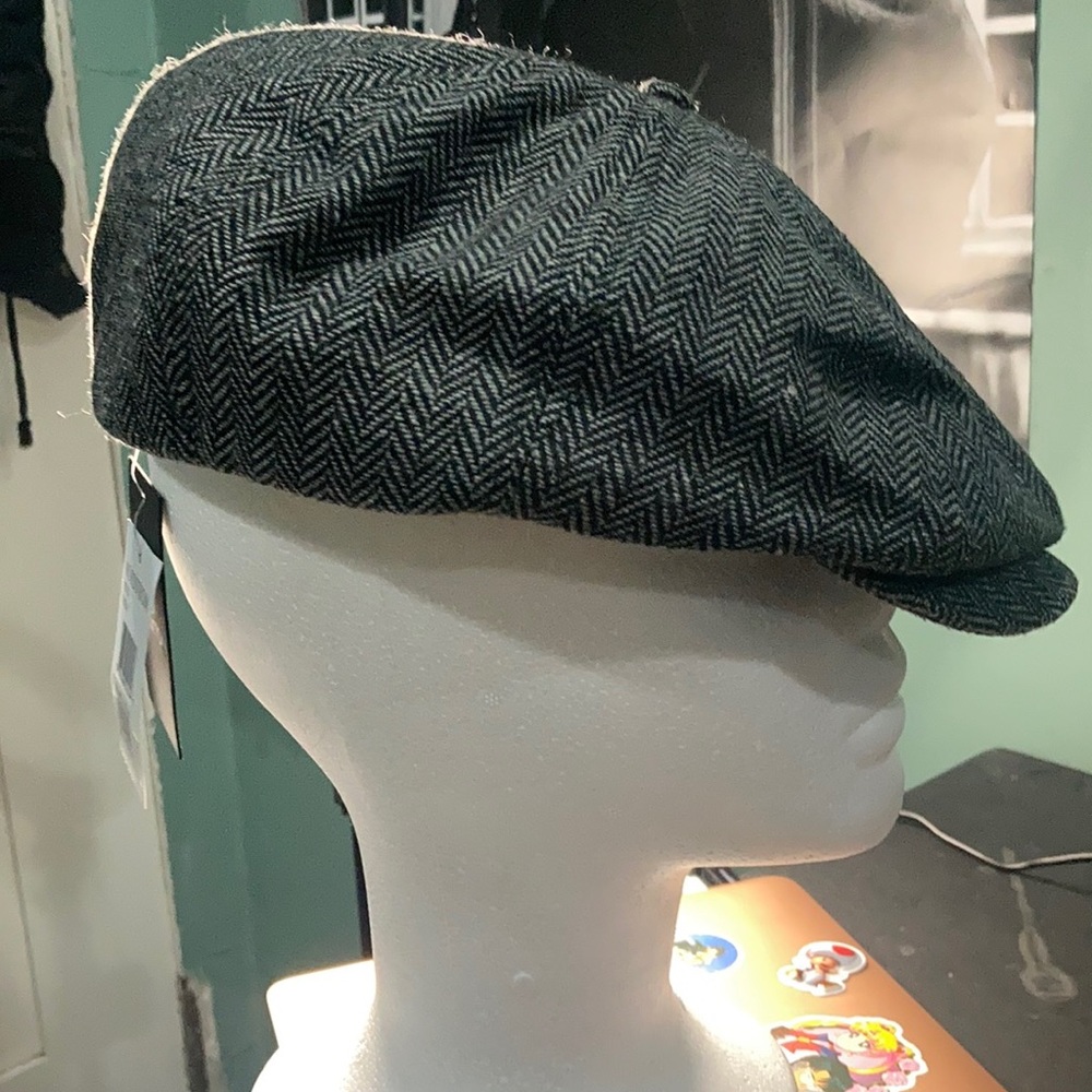 Brixton Grey Black Snap Cap